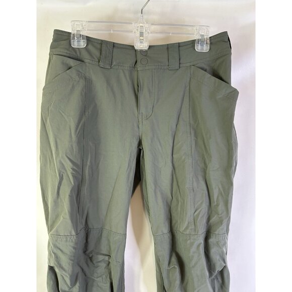 REI Co-Op Nylon Convertible Roll Up Hiking Trail Cargo Pants Green - Picture 2 of 11